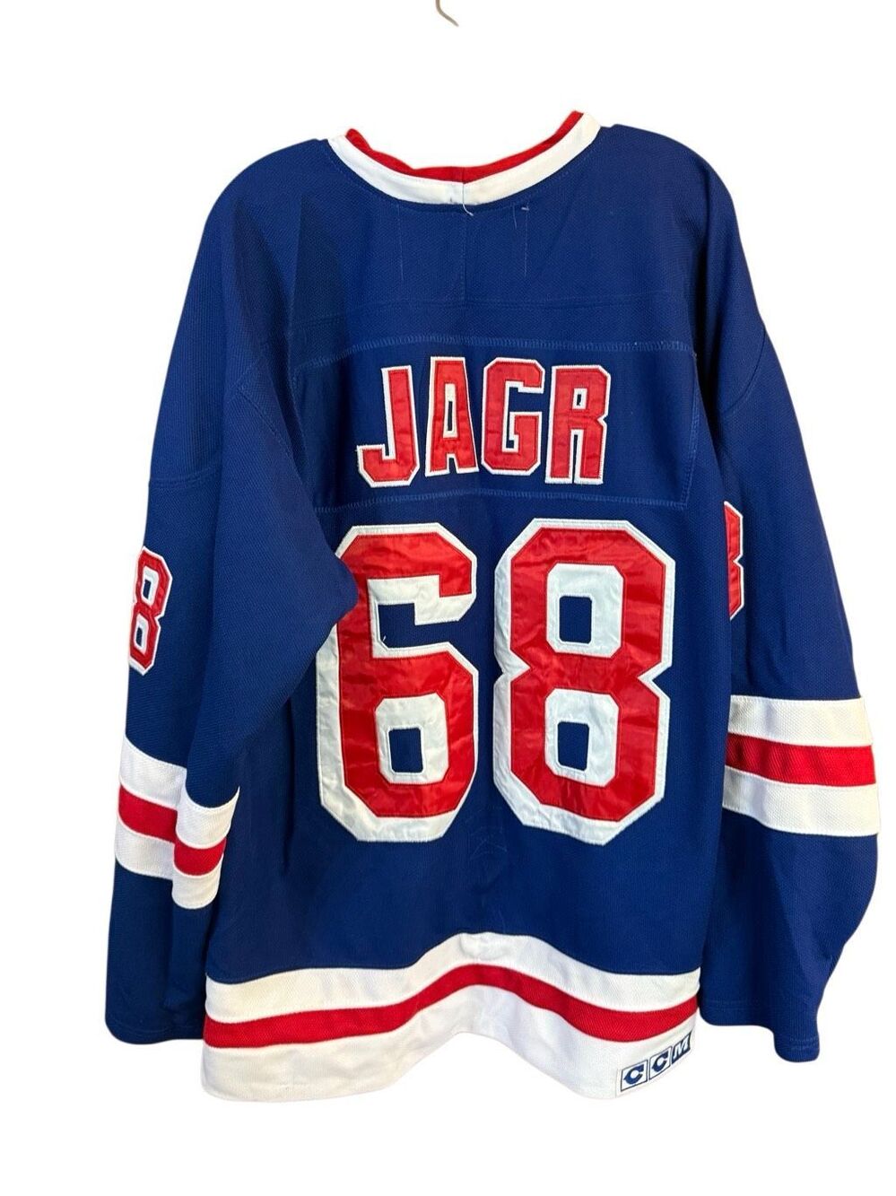 CCM Vintage New York Rangers Jaromir Jagr's hockey jersey Sz 52
